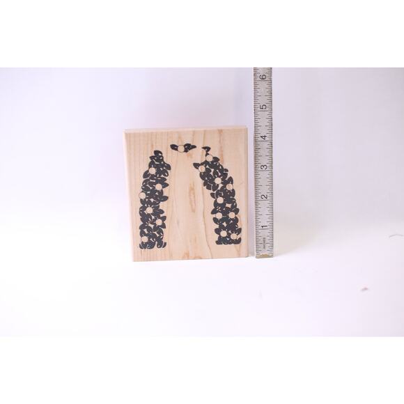 Flowers, Arch Frame, Message Stamp, Floral Texture, Stamp Making - Picture 3 of 3